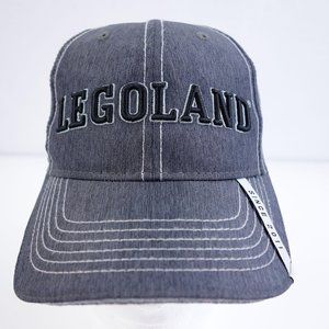 Legoland 3D Embroidered Dark Gray Baseball Cap‎ Hat Adjustable